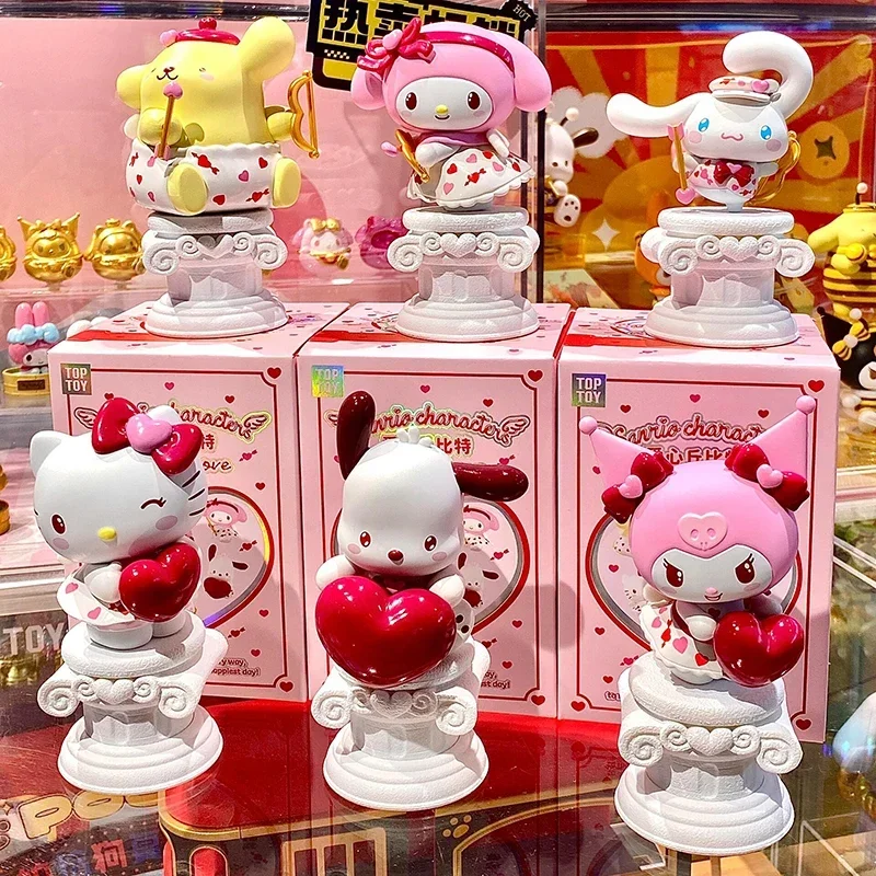 Sanrio Love Cupid 520 Ограниченная серия Женская экшн-фигурка Милая Hello Kitty Kuromi Melody