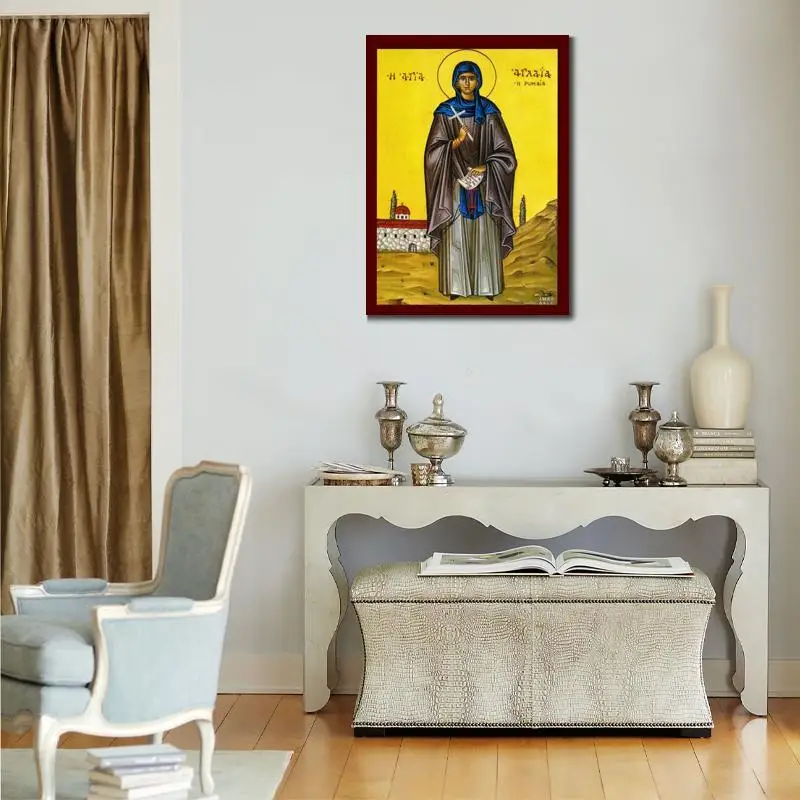 Картина Saint Aglaea Zemalu на холсте