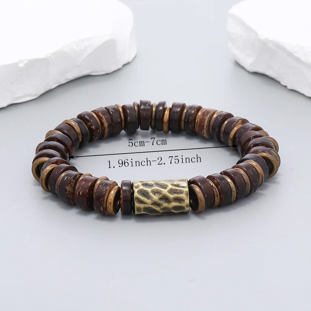 Универсальный ретро-браслет для мужчин и женщин простой эластичный браслет из