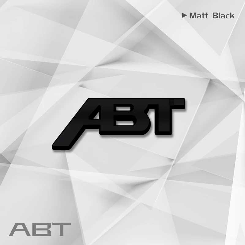 

Цинковый сплав, углеродное волокно ABT, спортивный значок, эмблема багажника автомобиля, 3D решетка, наклейка, наклейка для SEAT SKODA TTRS A4 A5 Q3 Golf Passat