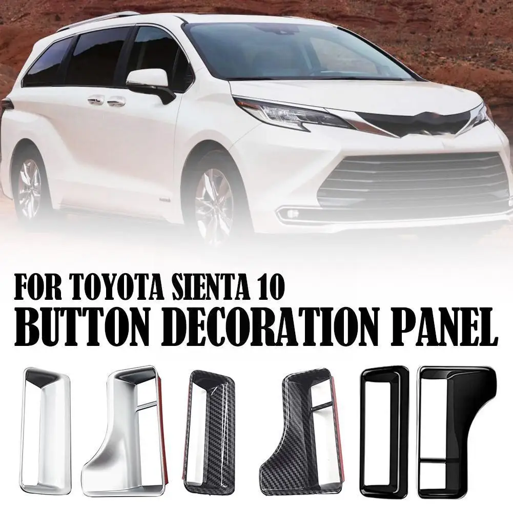 

Car Multi-Function Button Decorative Frame Cover Trim For Toyota Sienta 10 Series Headlight Switch Panel Cover Auto Accesso G7Z9