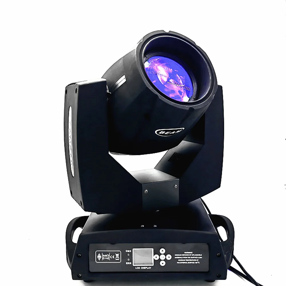 

DMX Stage Lights 230W Lyre 7R Moving Head Beam With Rotating Prism Gobos And Colors Frost Effect For Profession DJ Disco Show