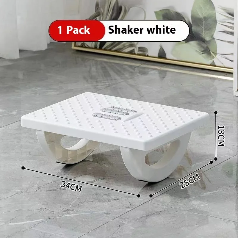 Reposapiés portátil debajo del escritorio taburete ergonómico con rodillos masaje reposapiés para el hogar oficina trabajo