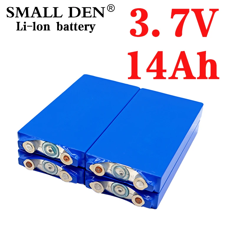 

4PCS 3.7V 14Ah polymer lithium battery 12V 24V 36V 48V lithium ion battery pack DIY electric car solar electric bicycle battery