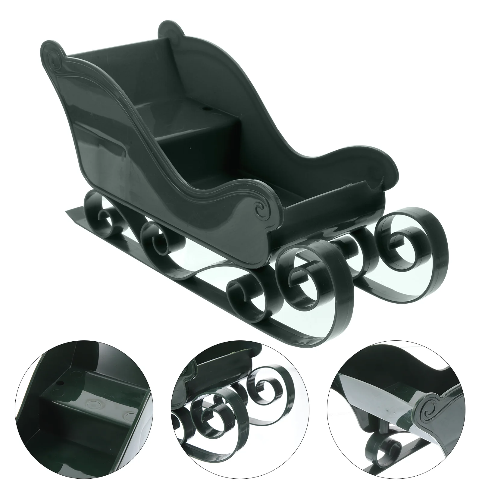 

Adorable Mini Sleigh Decoration Christmas Tree Pendant Sleigh Decor Christmas Themed Decoration Photo Prop