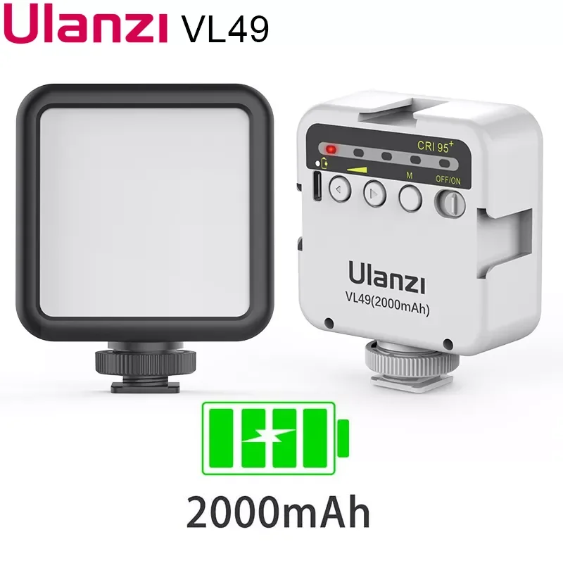 

Светодиодный офисный мини-светильник Ulanzi VL49, 6 Вт, 2000 мАч, 5500K