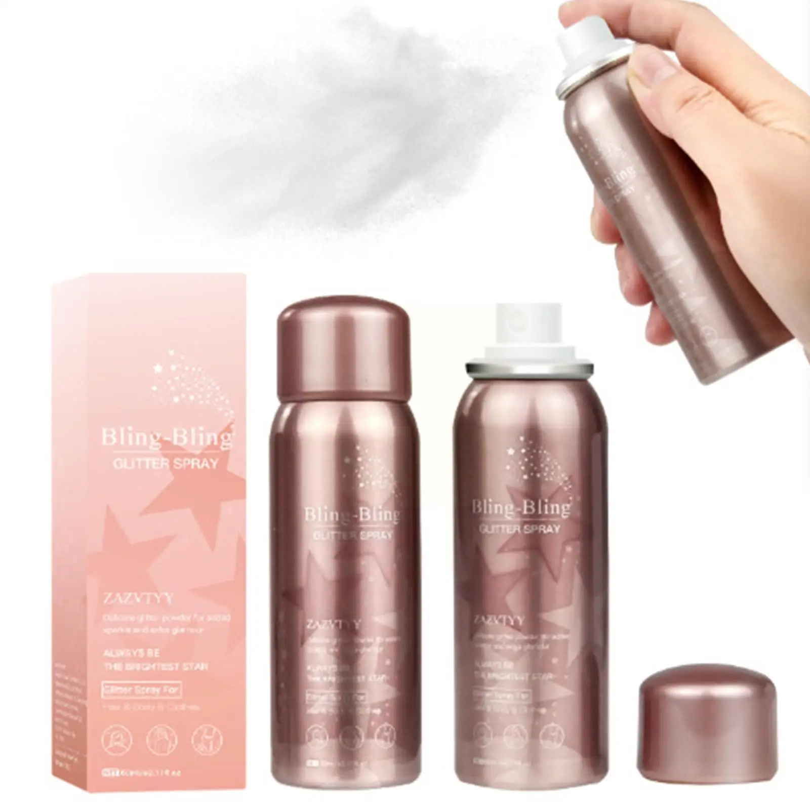 

Блестящий спрей для волос и тела, блестящий спрей, Блестящий мерцающий хайлайтер, сияющий спрей для лица, пудра для макияжа, голографический...