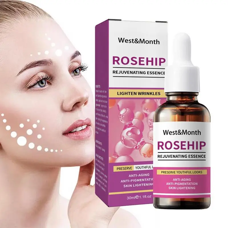 

Rosehip Oil 30ml Natural Ordinary Rosehip Oil for Face Firming Facial Skin Care Serums Moisturizer Face Oil Reduce Sun Damage