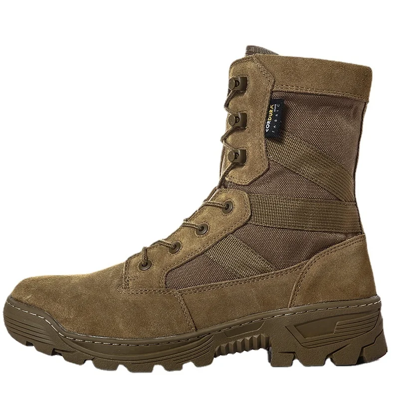 

Hiking Shoes Waterproof Trekking Men Military Tactical Combat Boots Layer Split-grain Gear Boots Botines Hombre Sneakers Male