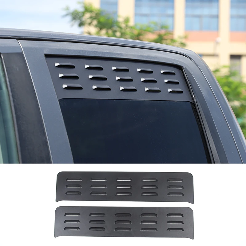 

Черные автомобильные задние вентиляционные жалюзи из алюминиевого сплава для Nissan Titan 2016-2023, аксессуары для отделки автомобиля