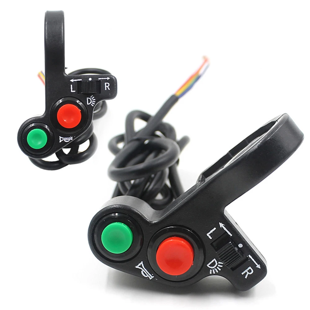

Headlights/Turn Signal Lights/Horn 3 in 1 Universal Auto ON-OFF Switch Motorcycle Scooter Dirt ATV Handlebar Switch