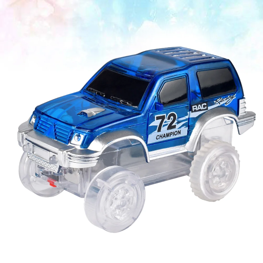 

Kids Car Toys Glow The Dark Track Set Large Plastic Toys Magics Car Glow The Dark Toy Cars Light Trucks Child