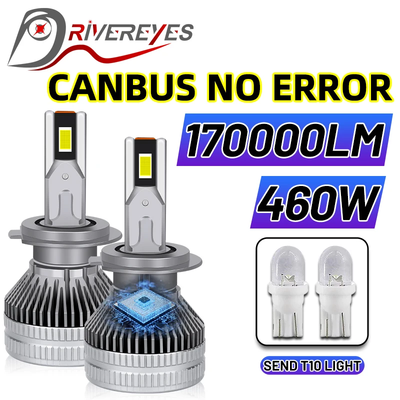 

170000LM H4 LED Headlights Canbus No Error STG PTF 460W Car Lamp H7 H11 H1 H8 HB3 9005 9006 HB4 9012 HIR2 H16 Fog Lights