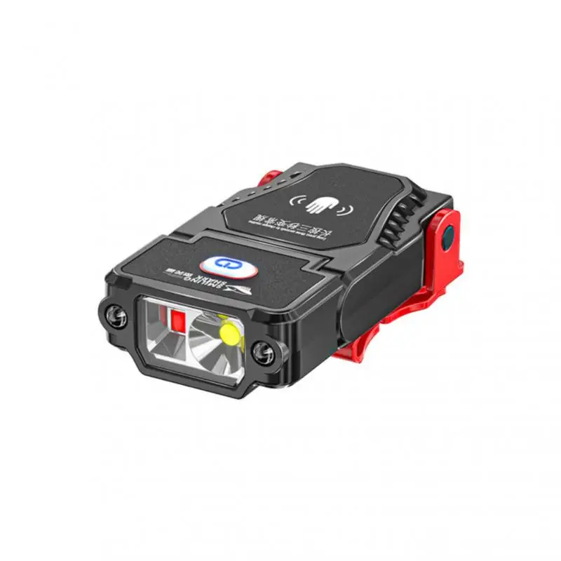 

Многофункциональный индукционный налобный фонарь, перезаряжаемый, для ночной рыбалки, супер яркий фонарь, головной убор, водонепроницаемый фонарик