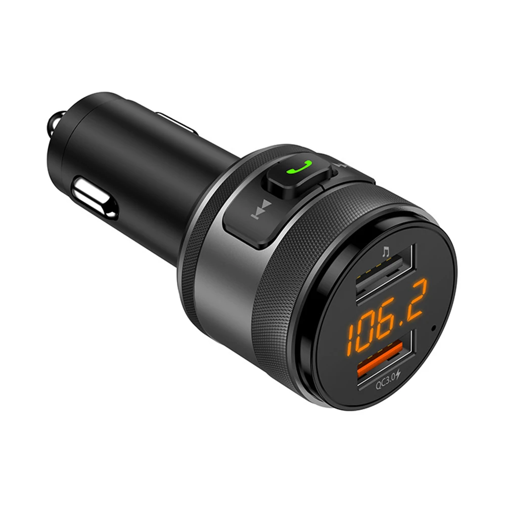

FM-трансмиттер автомобильный с поддержкой Bluetooth 3,0 и USB