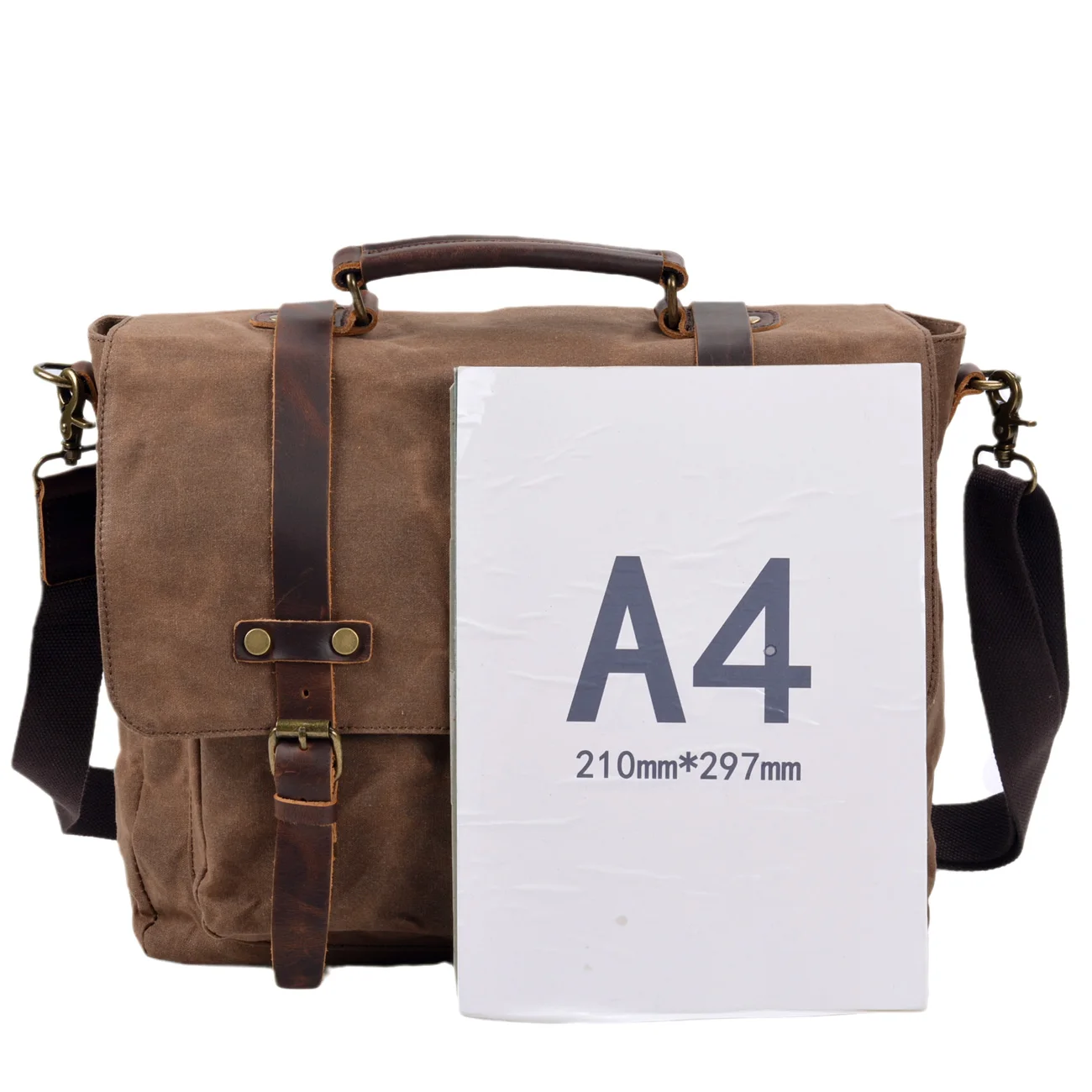 Винтажная Повседневная сумка на одно плечо уличный деловой портфель