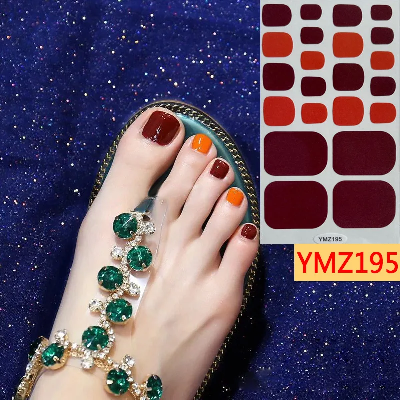 

Foot stickers manicure stickers full stickers Japanese bronzing can tear manicure foot stickers full stickers Stickers for nails