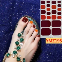 foot stickers manicure stickers full stickers japanese bronzing can tear manicure foot stickers full stickers stickers for nails