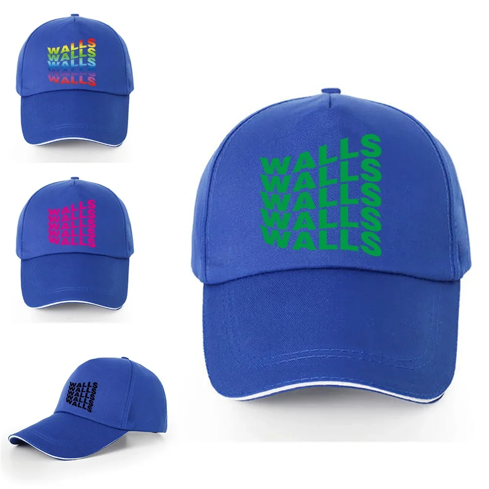 

Trendy Women Baseball Cap Unisex Fashion Casual Adjustable Back Buckle Hat Men Golf Baseball Caps Walls Print Street Hip Hop Cap