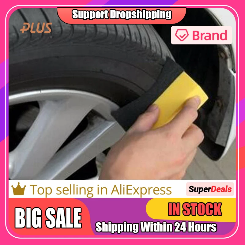 

Universal Auto U-Shape Tire Wax Polishing Sponge for Renault Scenic Passat Fiat 500x Mitsubishi Outlander Vesta Lada Accessories