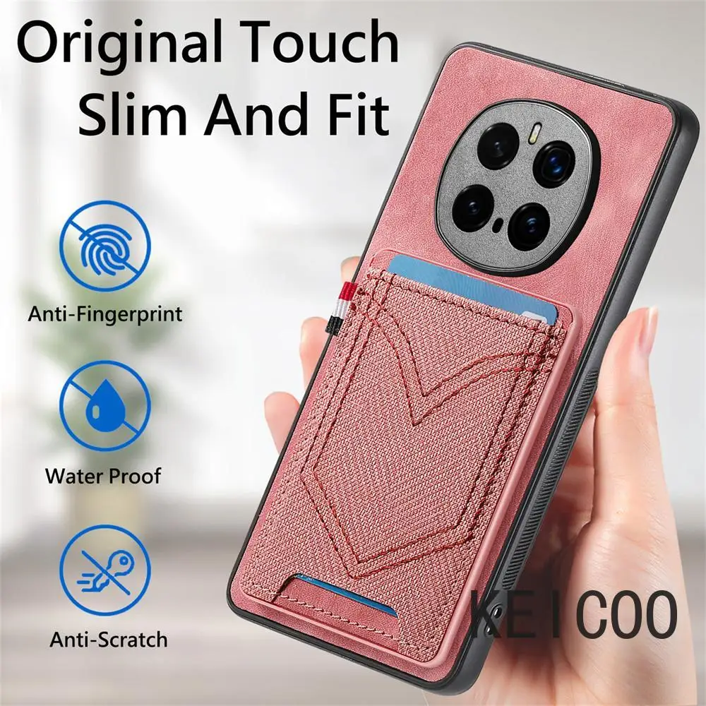 Красивый кожаный чехол для Huawei Pura 70 Honor Magic6 Magic7 Ultra Pro Plus с магнитным автомобильным