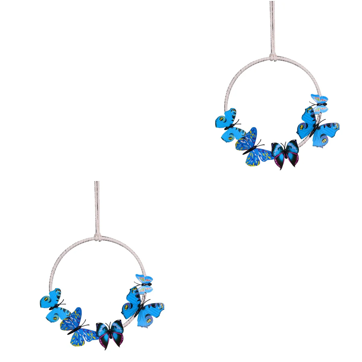 

2 pcs Butterflies Wall Decoration Hanging Pendant Stylish Interior Decoration