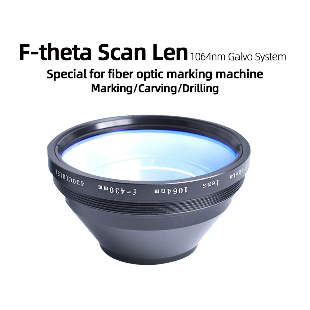 Фото Сканирующая линза F-theta 70x70 F100 110x110 F160 220X220 F330 для 1064nm YAG, детали машины для лазерной маркировки оптического волокна №4