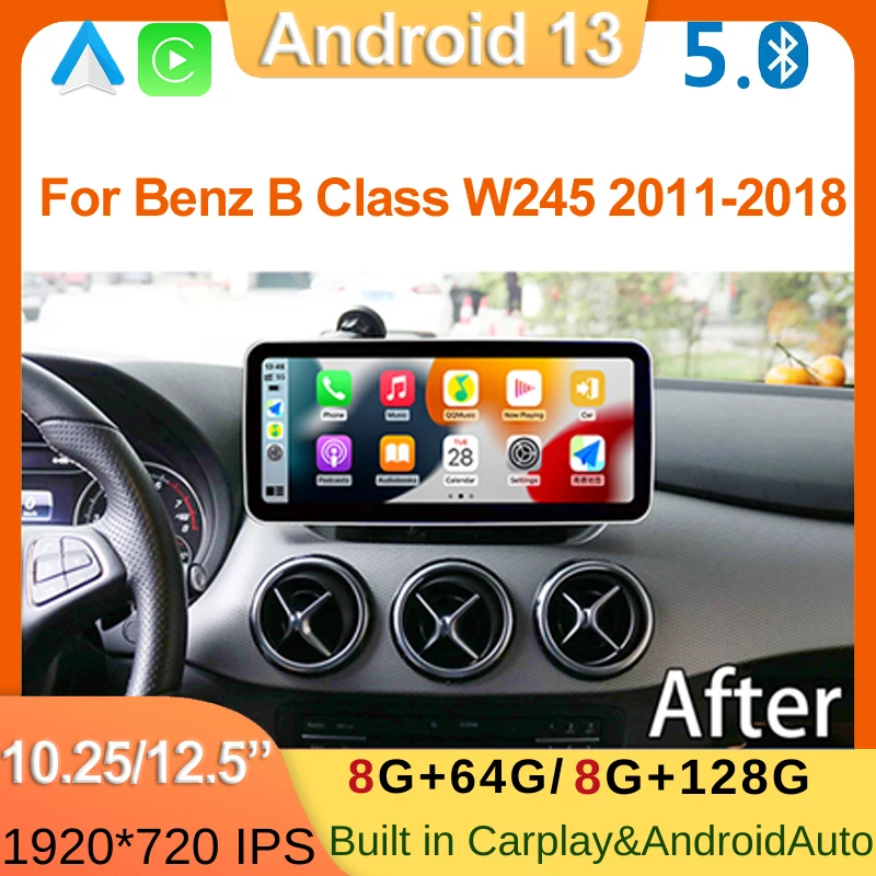 Заводская цена 8-ядерный видеоплеер для Mercedes Benz B Class W245 W246 автомобильное радио