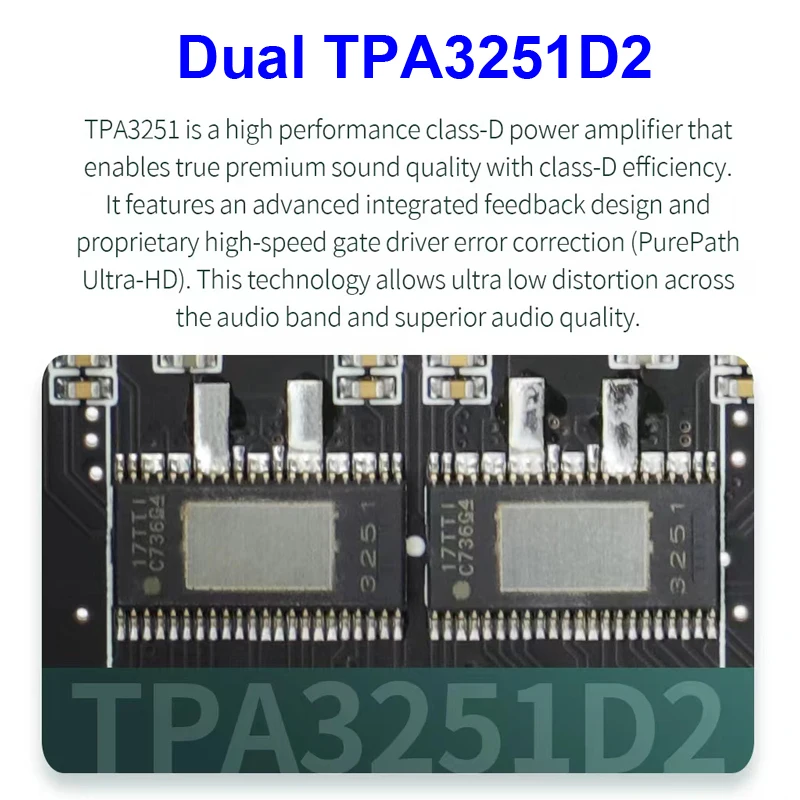 2*220 Вт + 350 TPA3251 Плата усилителя мощности Bluetooth 2 1 Ch Класс D USB звуковая карта