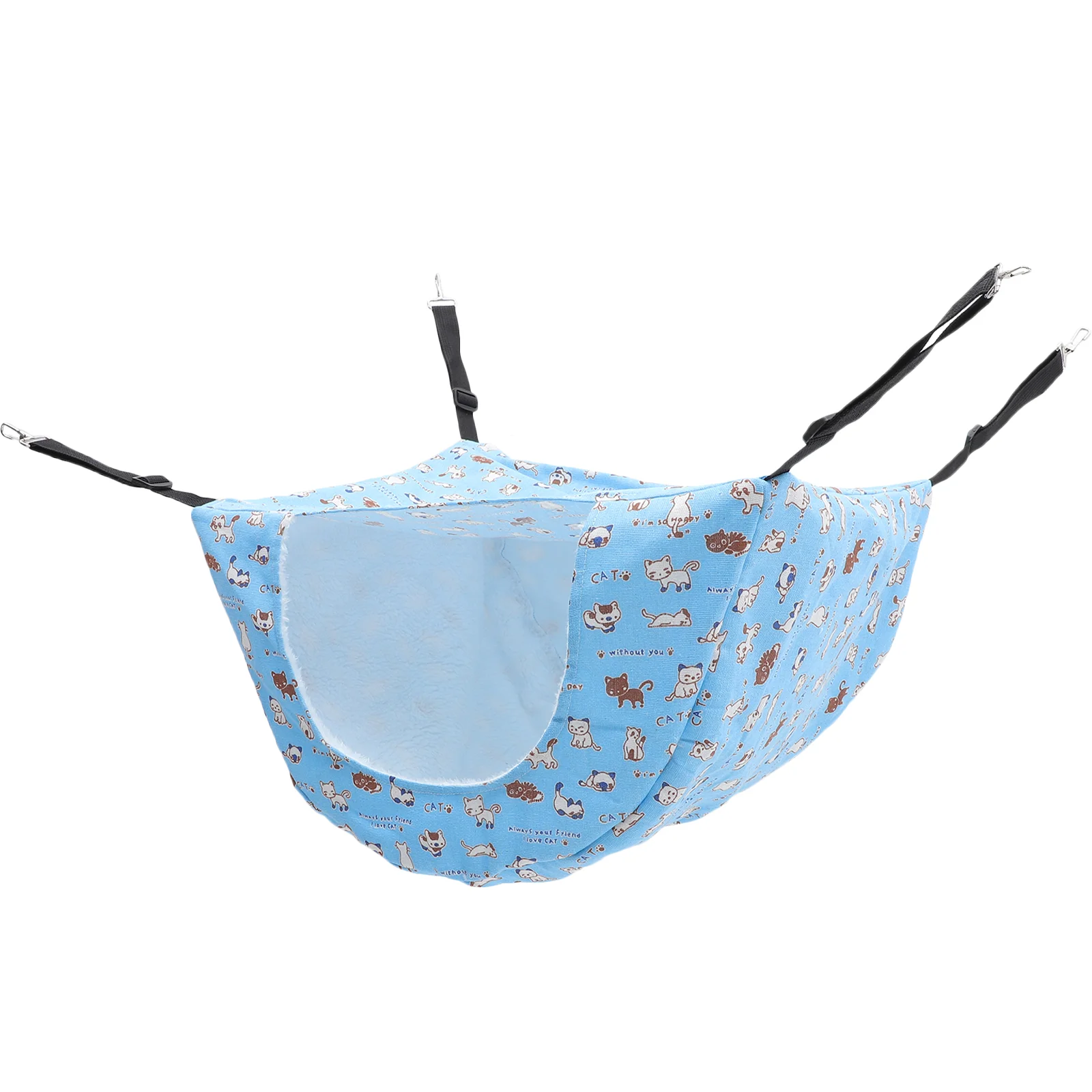 

Large Cat Hammock Adjustable Hanging Bed Supply Small Animals Dog Outdoor House For Cage Cats