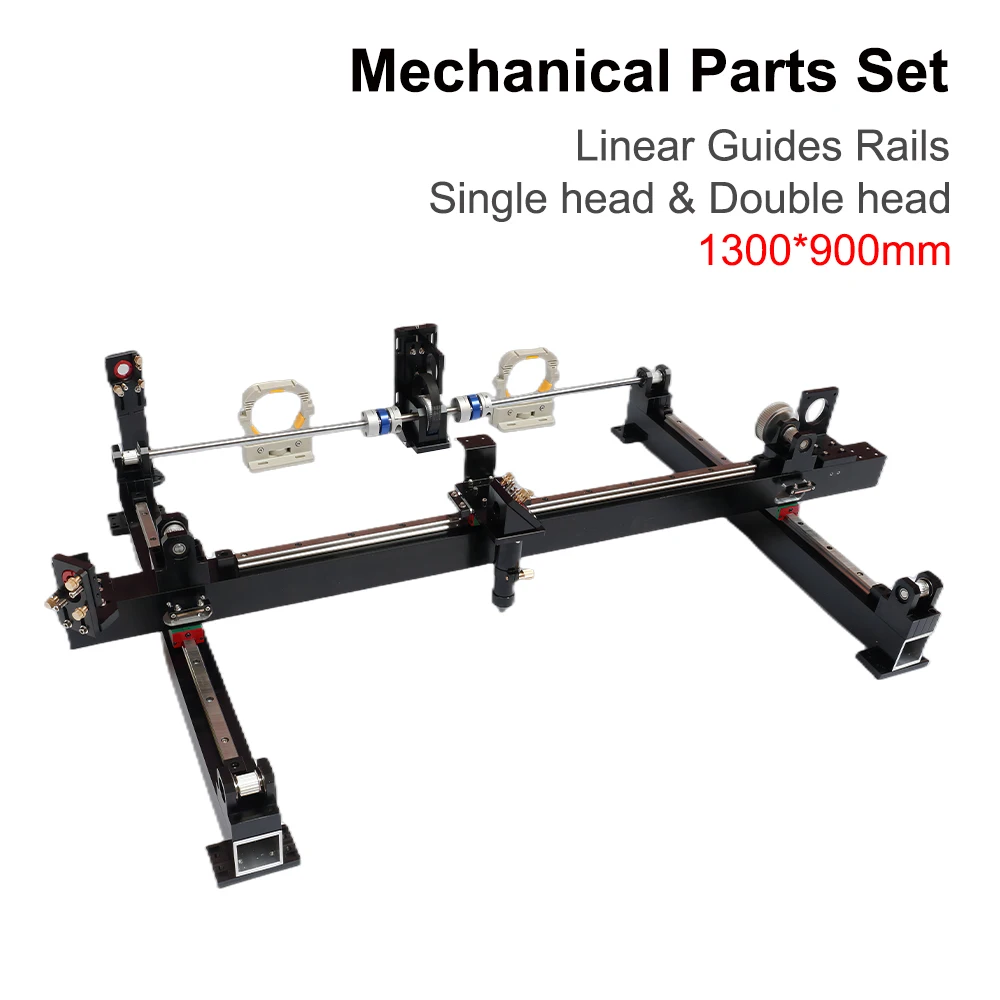 

Mechanical Linear Guides Rails 1300*900mm Parts Set 1390 Single Double Head Laser Kits Spare Parts DIY CO2 Laser Machine