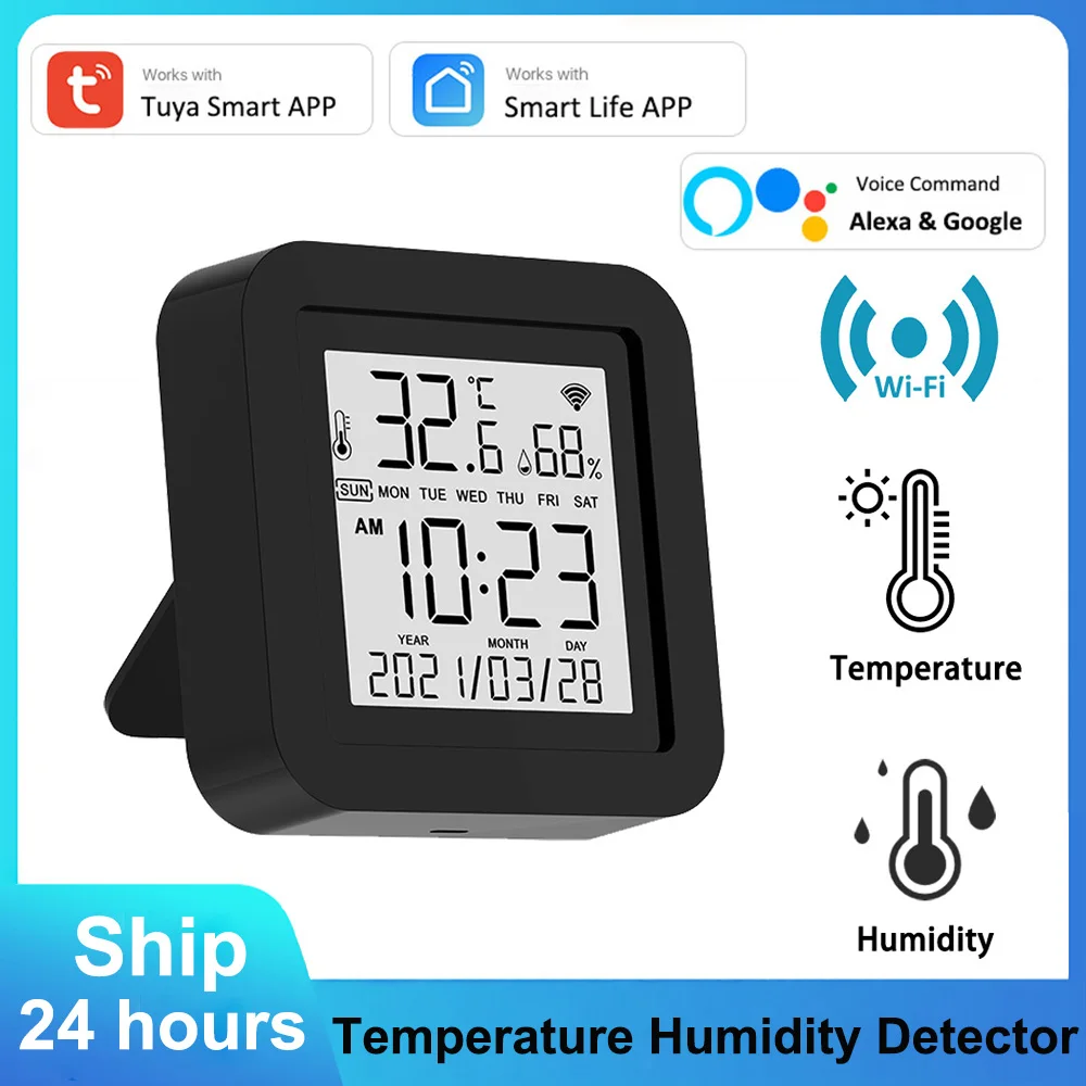 

Alexa Google Датчик температуры и влажности ИК-пульт дистанционного управления Tuya Smart WiFi Универсальный инфракрасный контроллер TV DVD AUD AC