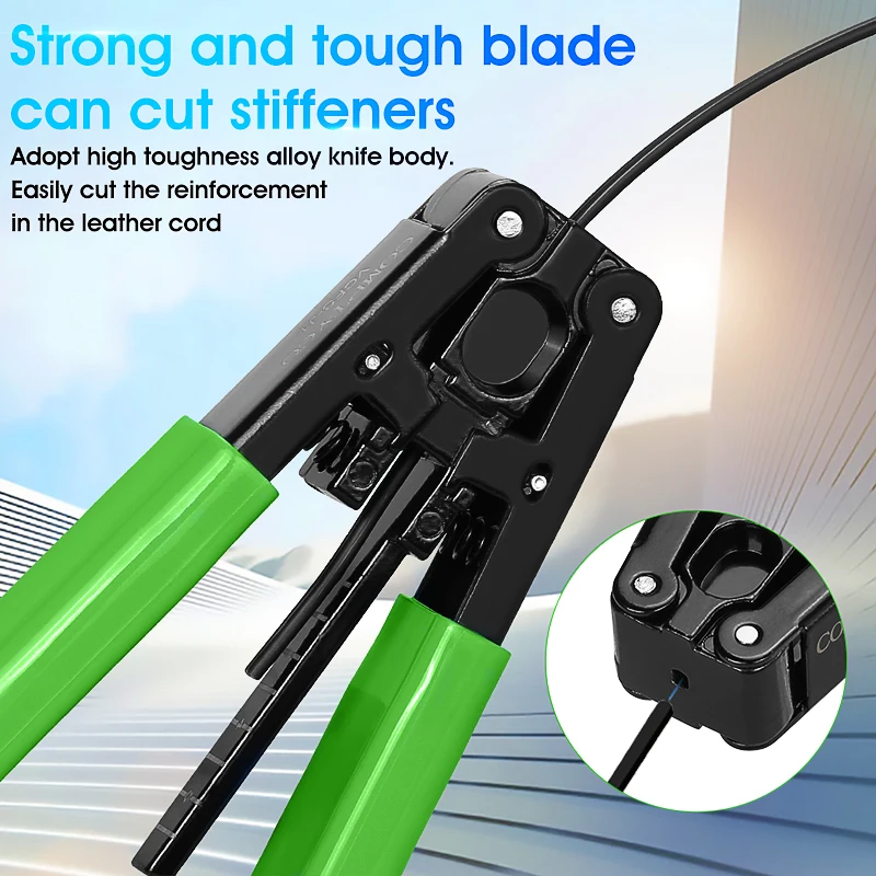 Optical Fiber Wire Stripper VCFS-J1 FTTH Cable Wire Stripper Plier Cutting Stripping Peeling Plier Electrician Repair Tool