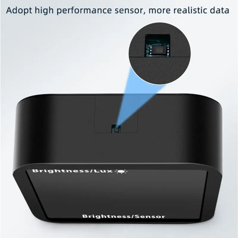 Tuya WIFI/ Brightness Sensor With Temperature And Humidity Detection Light Detector Llluminance Alexa Home