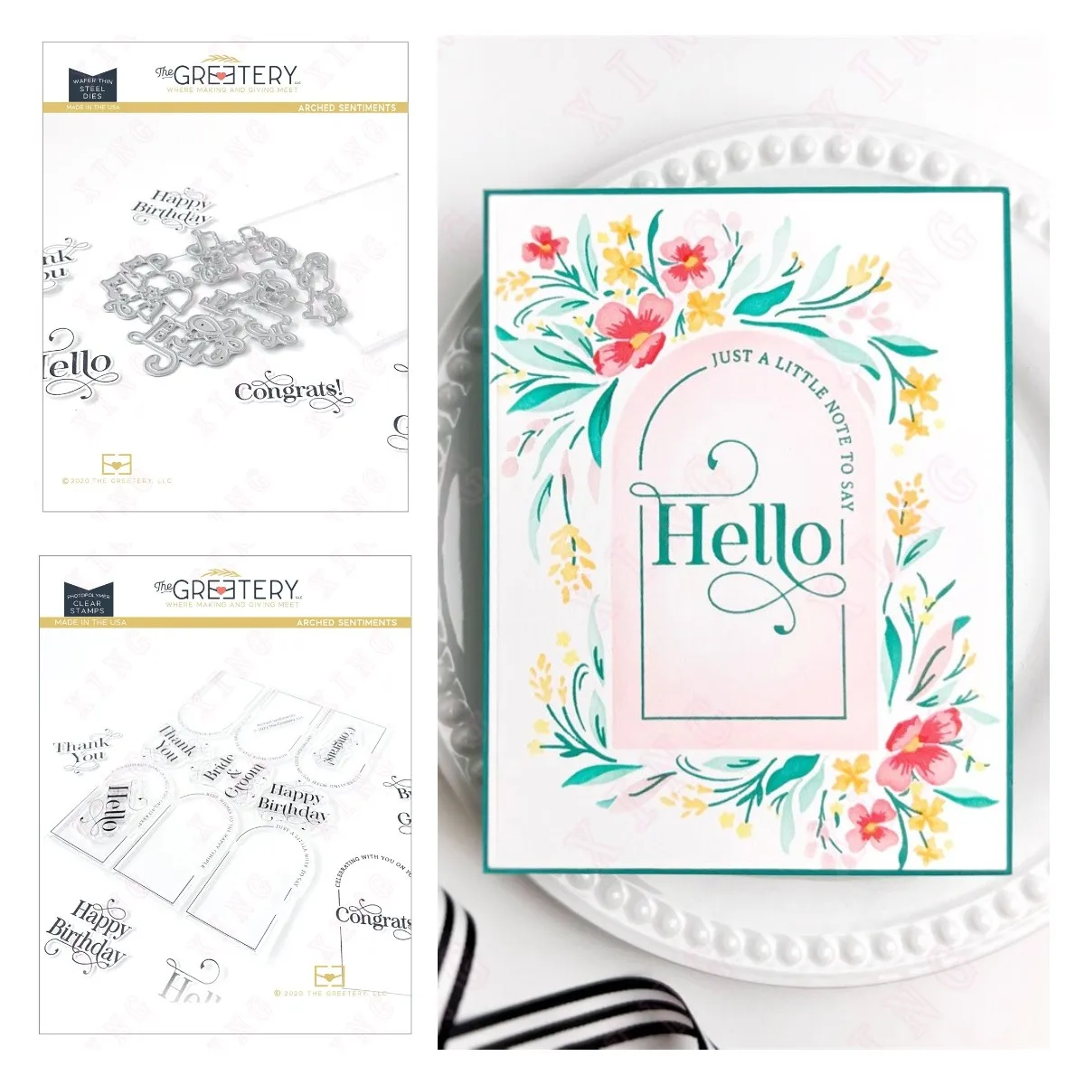 

Newest Scrapbook Diary Decoration Embossing Stamp Set Diy Greeting Card Handmade Craft Mold Arched Sentiments Metal Cutting Dies