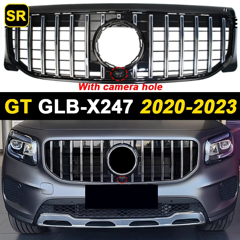 

Для 2020-2023 2024+ X247 GLB Mercedes Benz GLB180 GLB200 GLB220 GLB250 GT STAR Сетка бампера Racing Grille