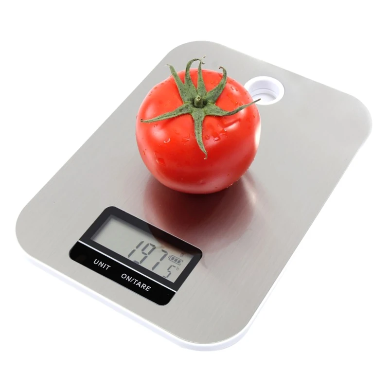 

Multi-Function Kitchen Food Scale Digital Display with Auto-Off Function Measures in g/oz/lb/fl.oz/kg/m-l Accurate Scale