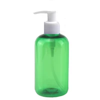500ml green color refillable squeeze plastic lotion bottle with white pump sprayer pet plastic portable lotion bottle