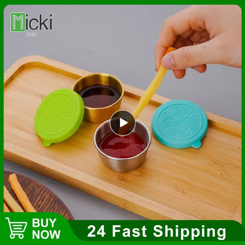 

Small Lunch Containers Box Stainless Steel Salad Box With Lids Reusable Dressing Container Kitchen Accessories Tools Portable