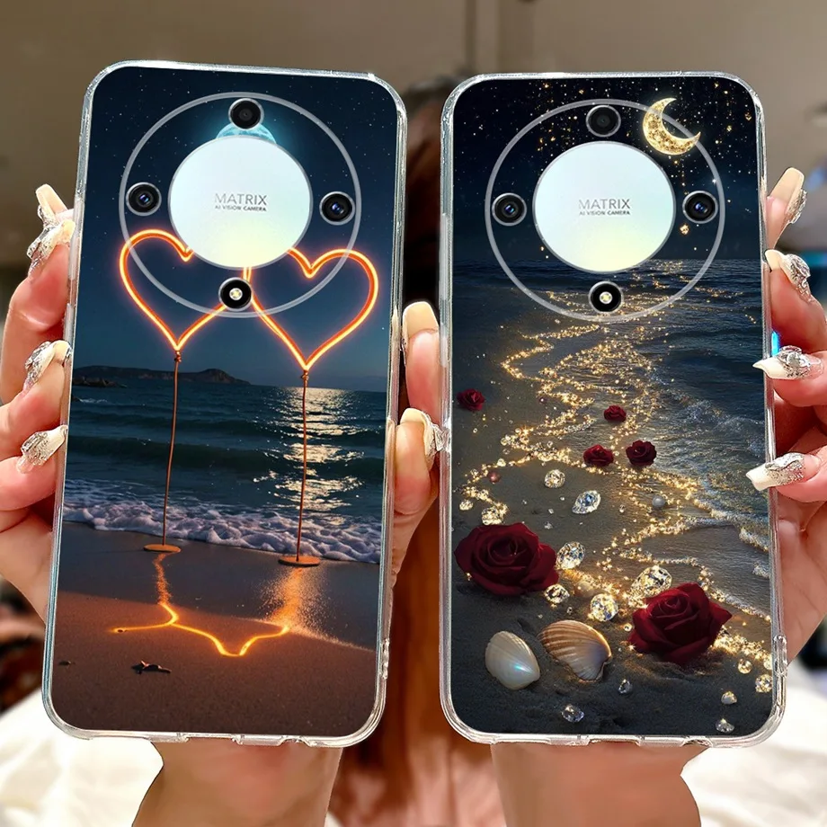Фото Чехол для Honor Magic6 Lite ALI-NX3, популярный модный окрашенный чехол, мягкий тонкий чехол для телефона для Honor Magic5 Lite Magic 6 Lite 5G, сумки №2