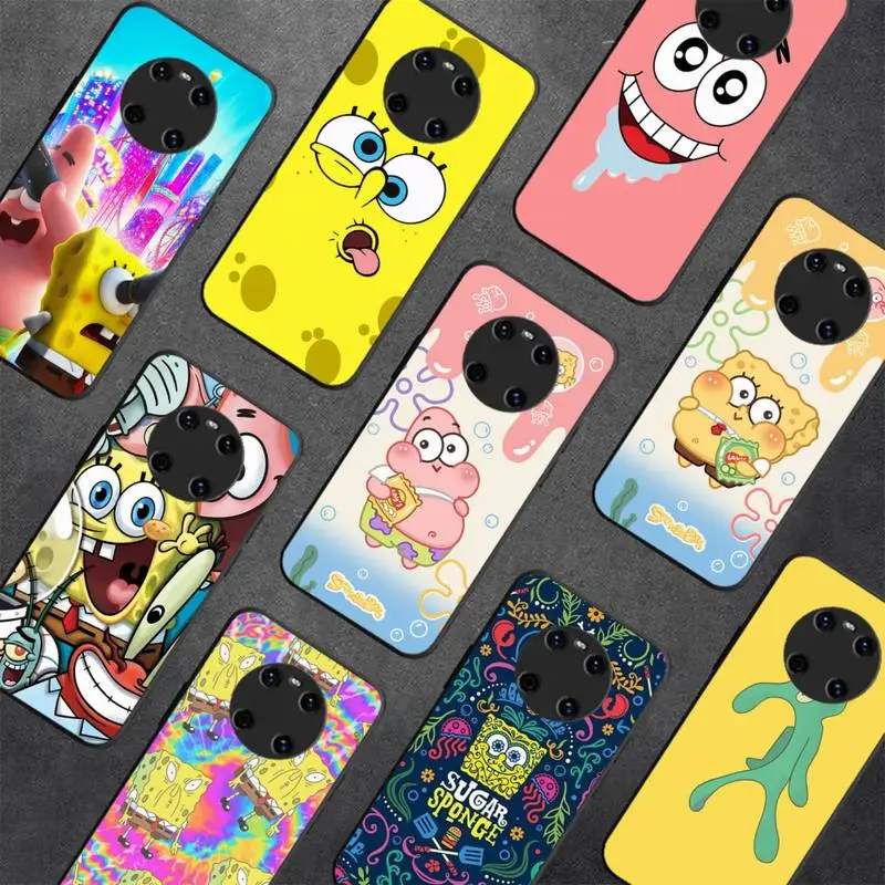 

S-Sponge-Bob- Patrick Star Phone Case for Huawei Y 6 9 7 5 8s prime 2019 2018 enjoy 7 plus cover