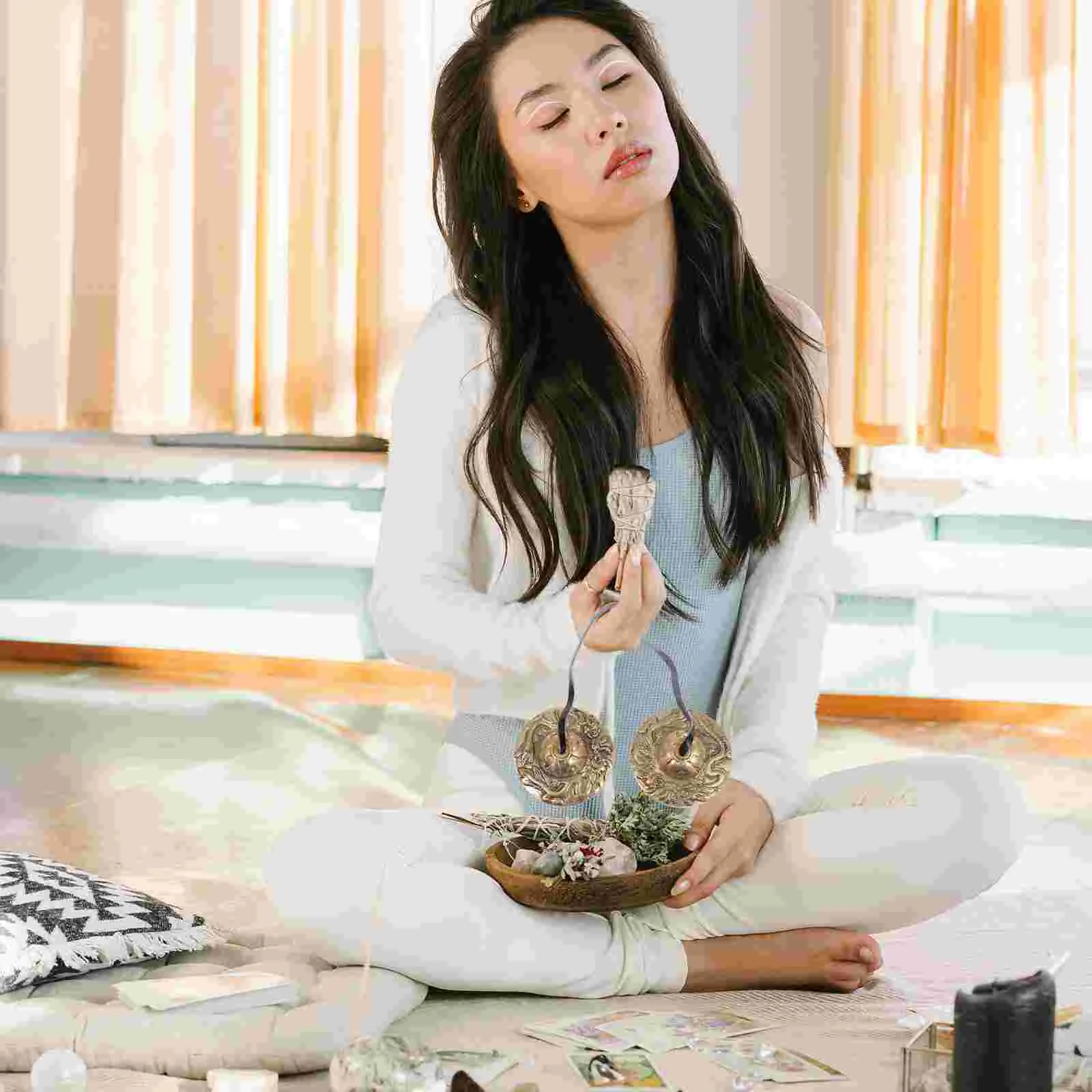 Колокольчики из чистой меди для аксессуаров медитации звонок религиозный