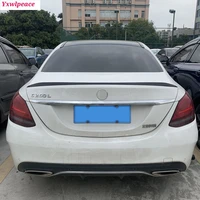 for mercedes benz c class 2016 2017 2018 2019 c180c200c230 c63 car rear wing decoration abs material rear spoiler