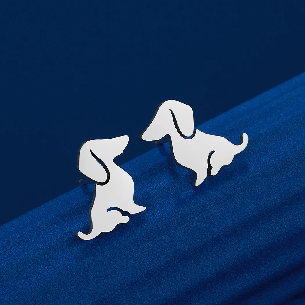 Простые Модные серьги-гвоздики Cxwind из нержавеющей стали с лазерной гравировкой