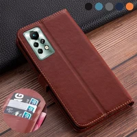 leather flip book style case for note 11 pro wallet kickstand card holder case for note11 pro 11pro cover