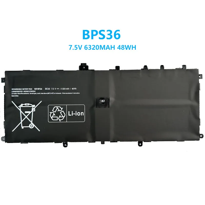 Аккумулятор для ноутбука VGP-BPS36 Sony Vaio Duo 13 Convertible Touch 3 дюйма SVD13211CG SVD1323YCGW SVD132A14L SVD1321B