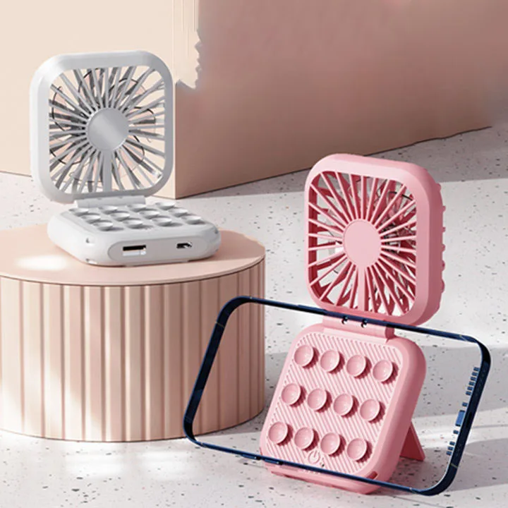 

Портативный мини-вентилятор с зарядкой от USB и внешним аккумулятором, ручной настольный регулируемый вентилятор, охладитель воздуха для до...
