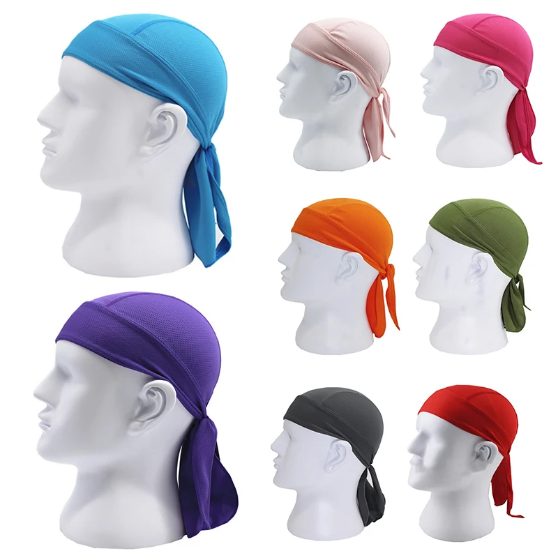 

Women Bandana Scarf Unisex Elastic Muslim Hijabs Turban Beanie Cap Bohemian Head Scarf Headbands Solid Color Bonnet Hats