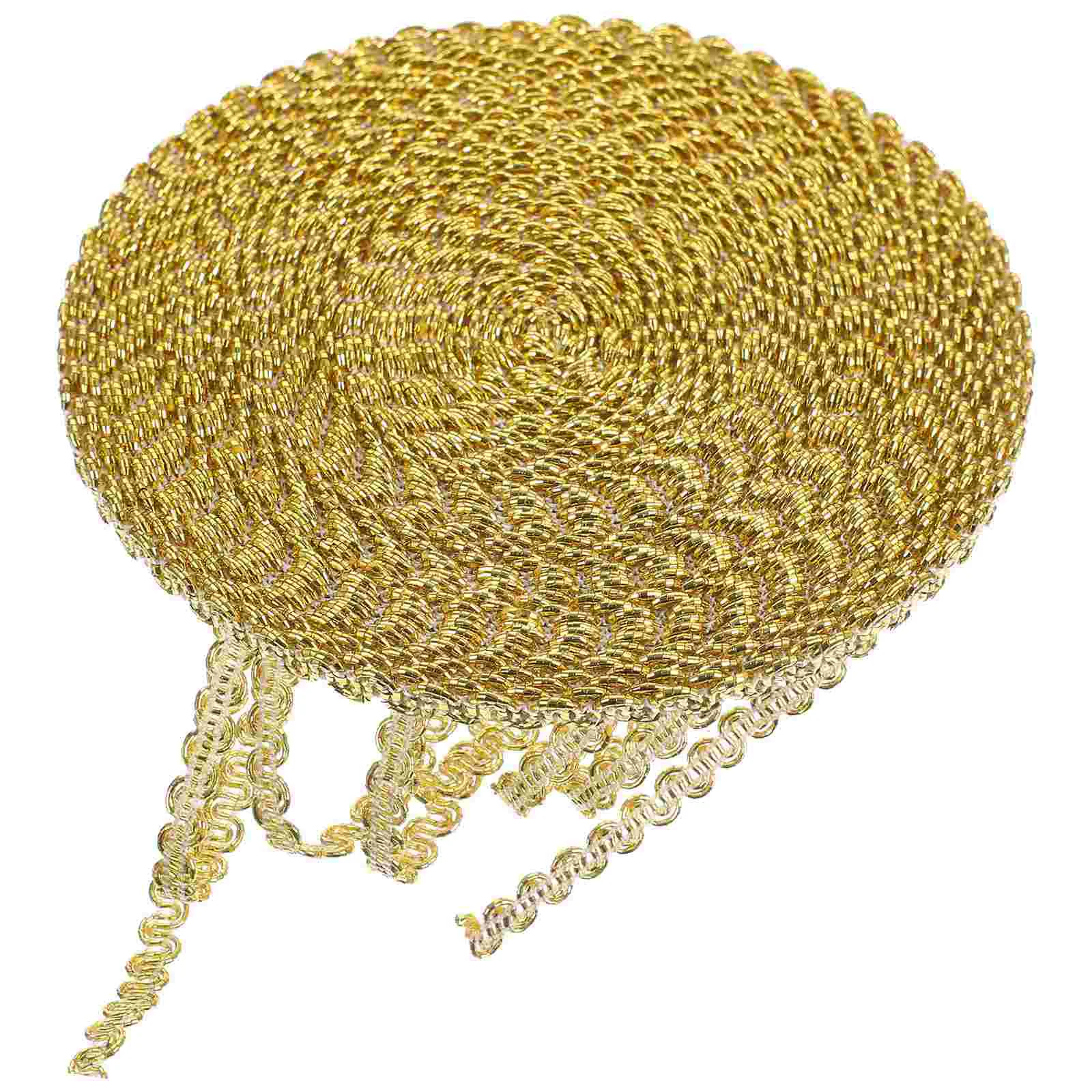 06 см 10 м плетеная лента с гофрированной отделкой для свадьбы дня рождения