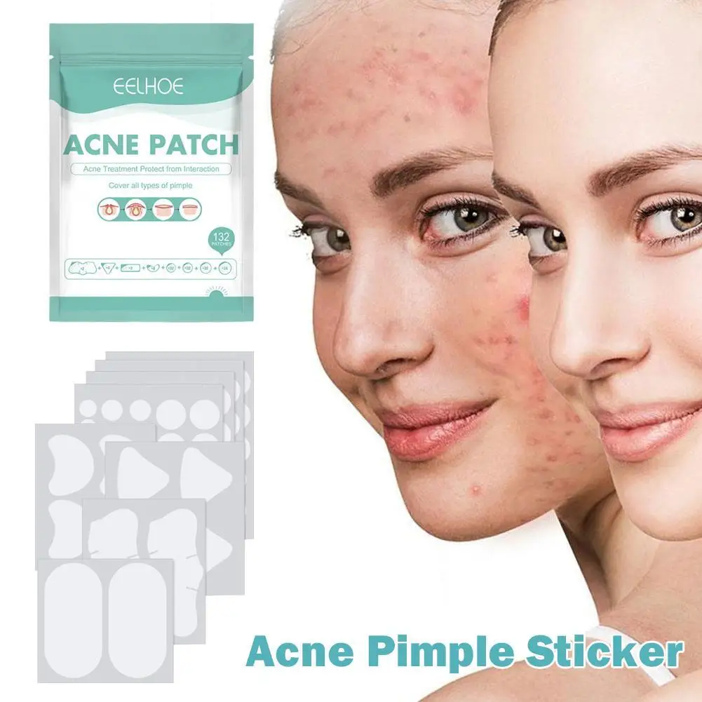 

132 шт., пластырь для удаления чёрных точек на лице